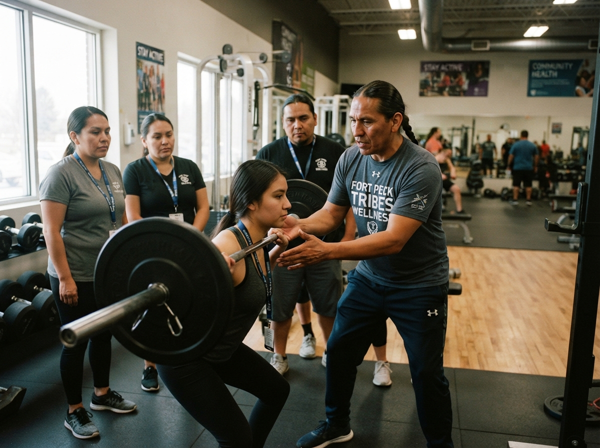OJ Fiander with family and community, living the wellness he teaches