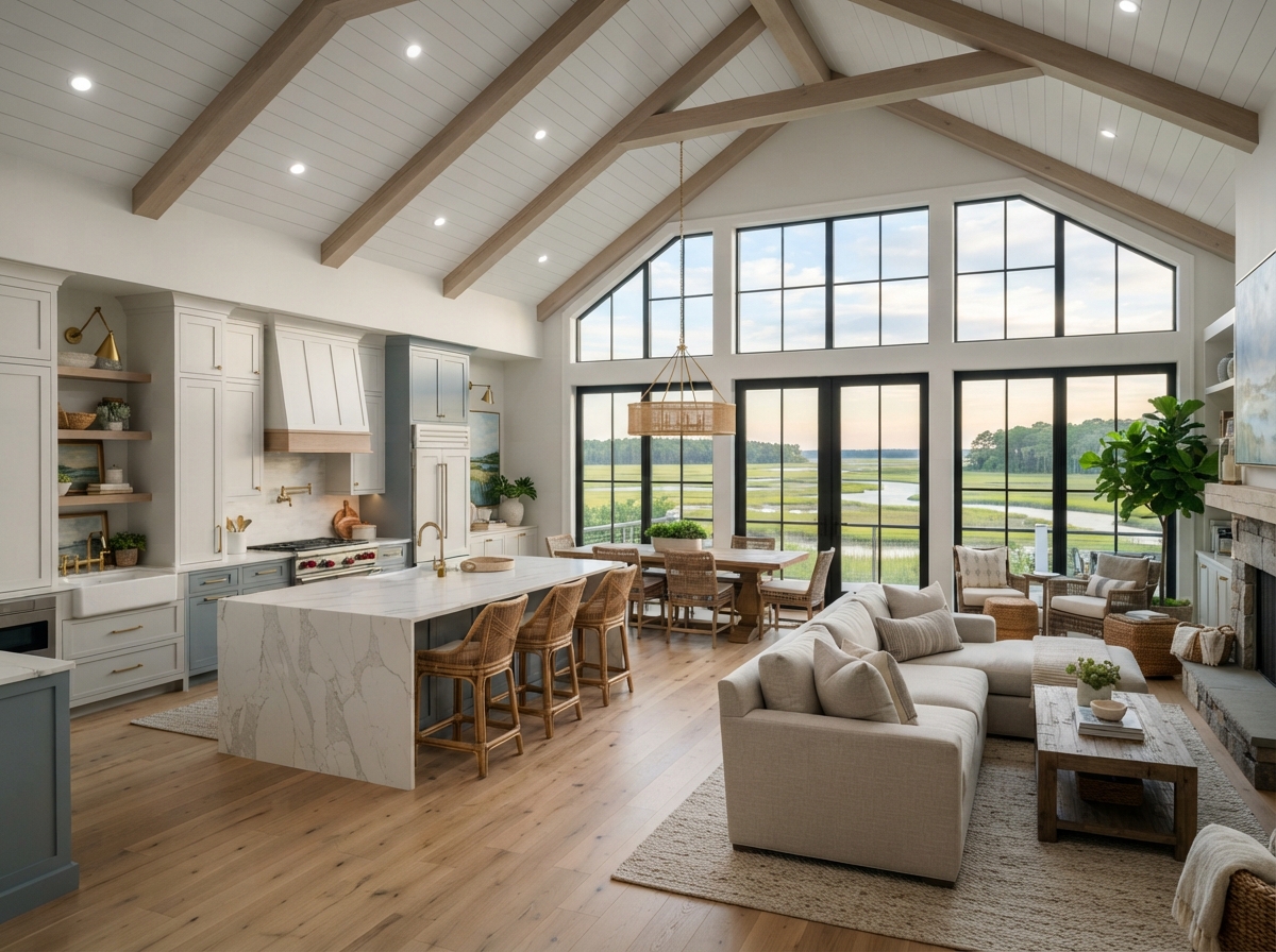 Currituck Sound Spec Home — 2,800 sq ft custom home in Currituck County, NC
