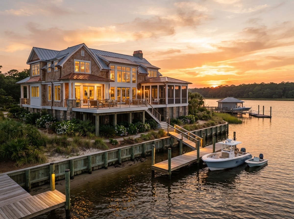 Marshfront Custom Estate in Powells Point, NC