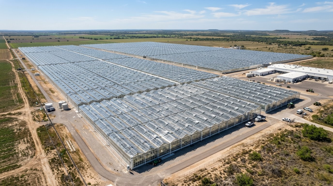 Commercial Greenhouse Spraying - ProTexAG Drone Application Services