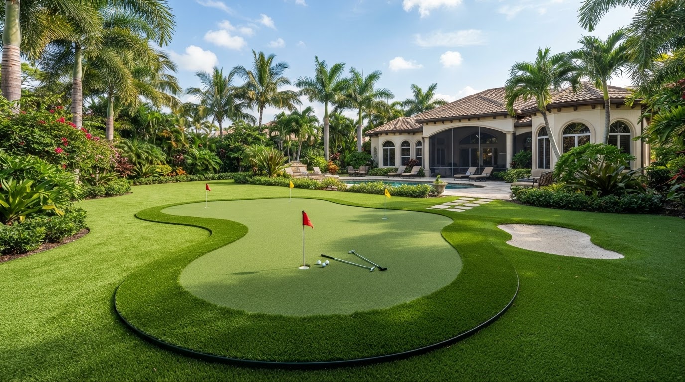 Artificial turf & putting greens in Sarasota