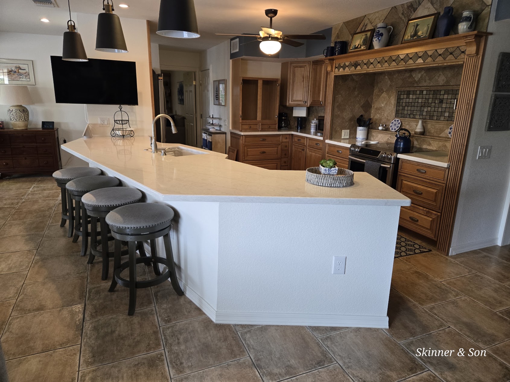 Completed remodeling project by Skinner & Son in the West Valley — photo 20