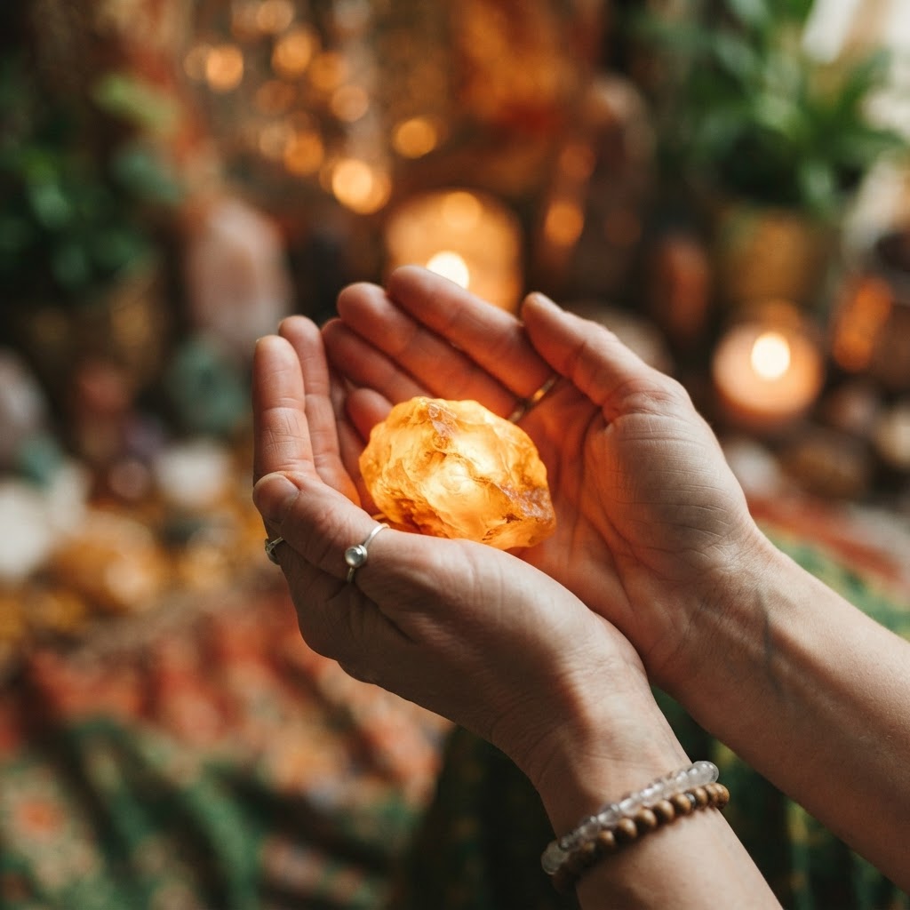 Energy healing with crystals