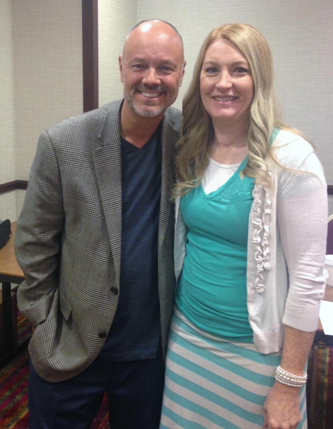 Becky Graff with Dr. Bradley Nelson