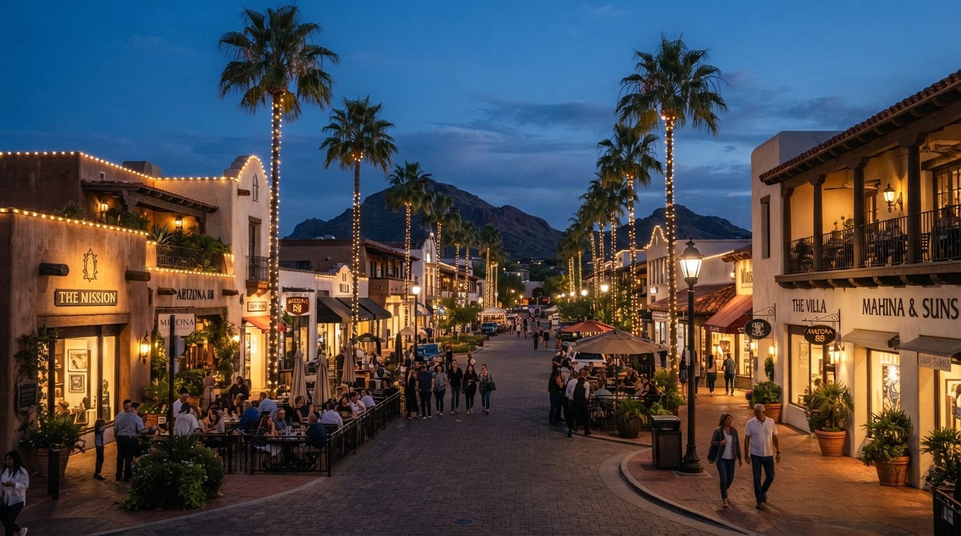 Old Town Scottsdale - Transportation from Phoenix with The Helping Hands Network