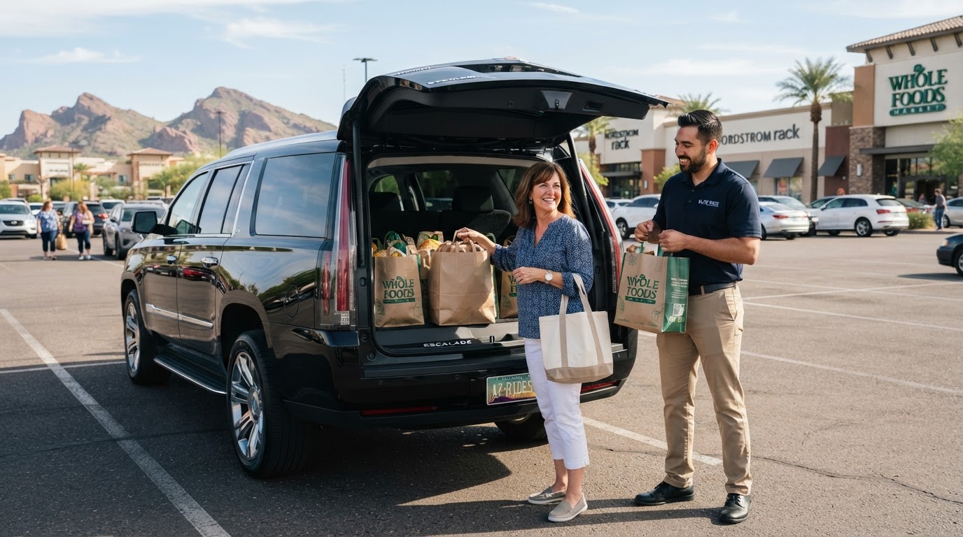 Door-through-door errand and grocery shopping assistance for seniors in Phoenix