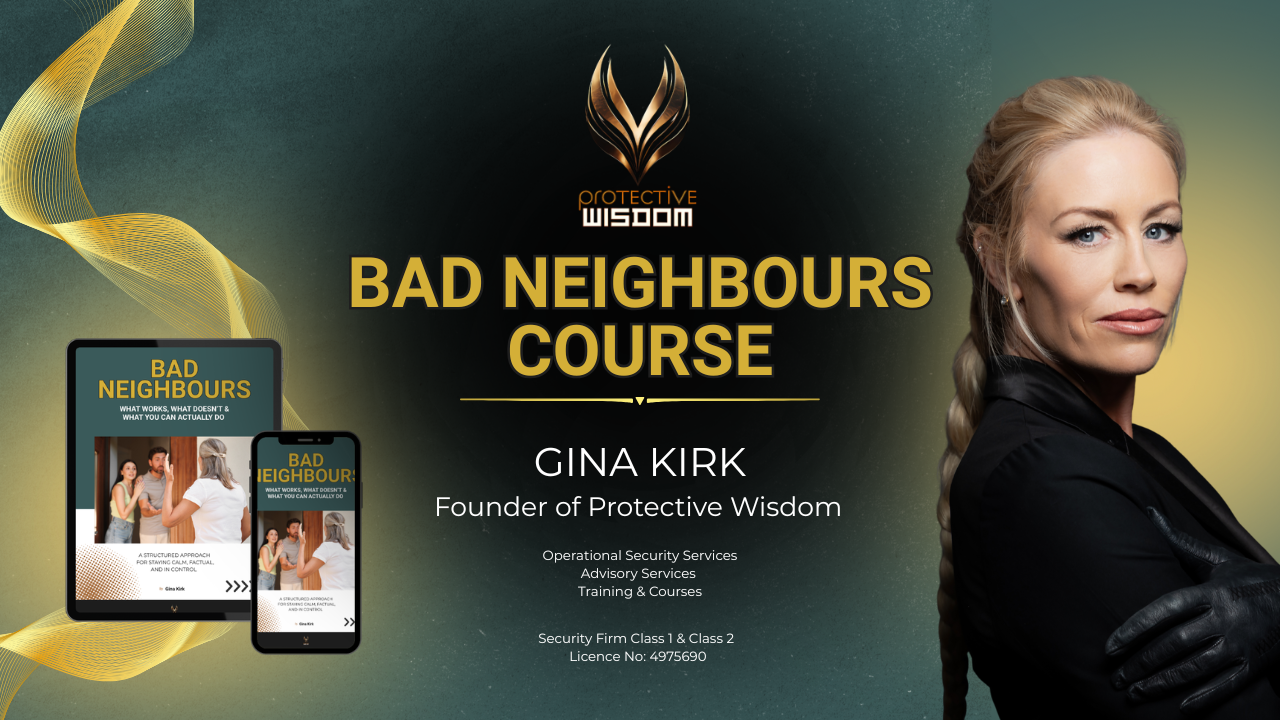 Bad Neighbours Course — Gina Kirk Personal Introduction
