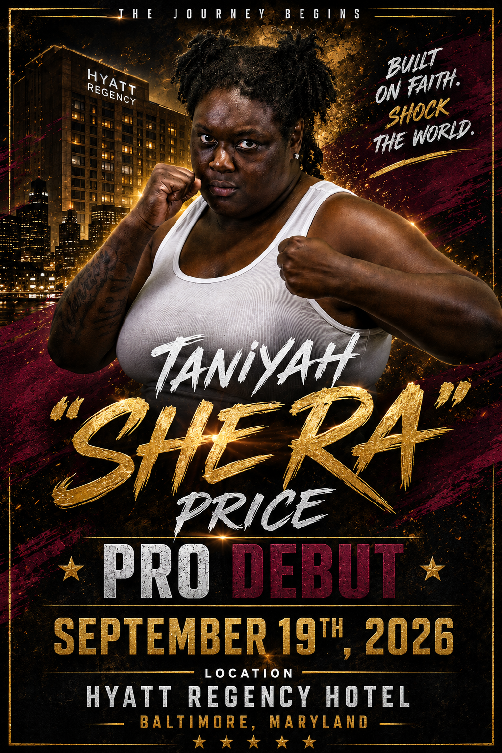 Taniyah 'SheRa' Price Professional female boxer