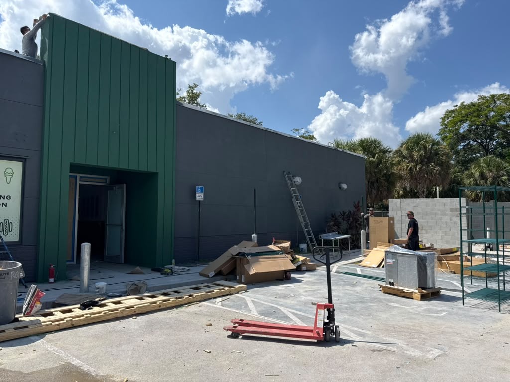 Modern Building Facade project by MVVAC Painting LLC