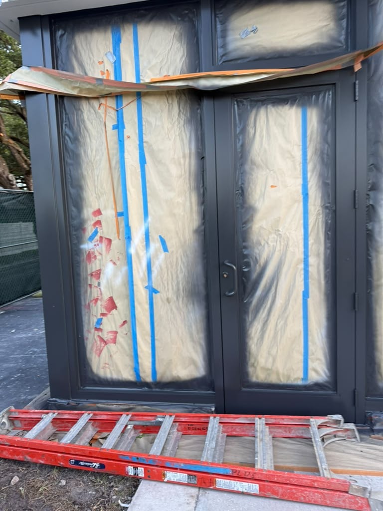 Door & Window Masking project by MVVAC Painting LLC