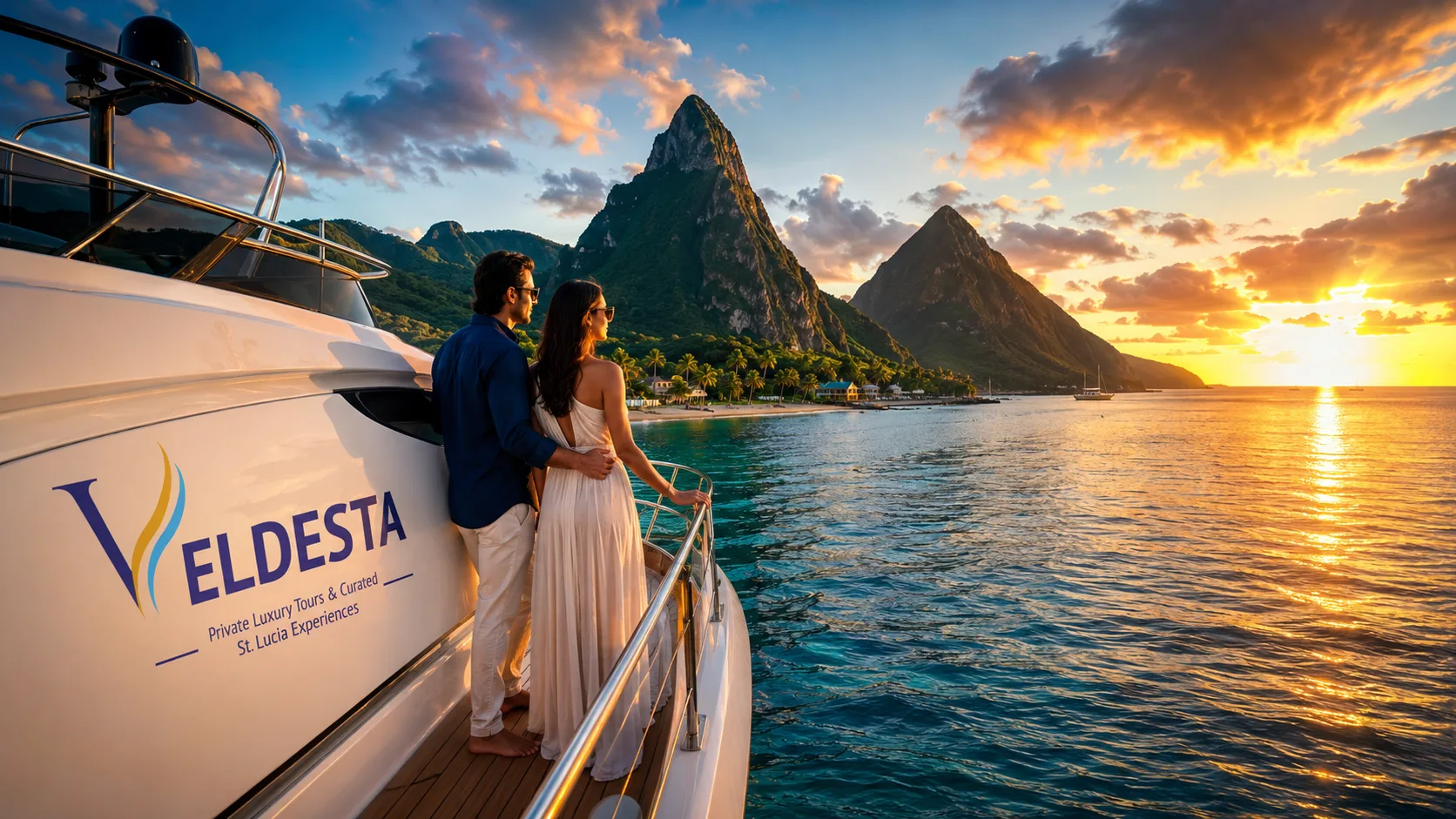 Private luxury St. Lucia experience overlooking the Pitons