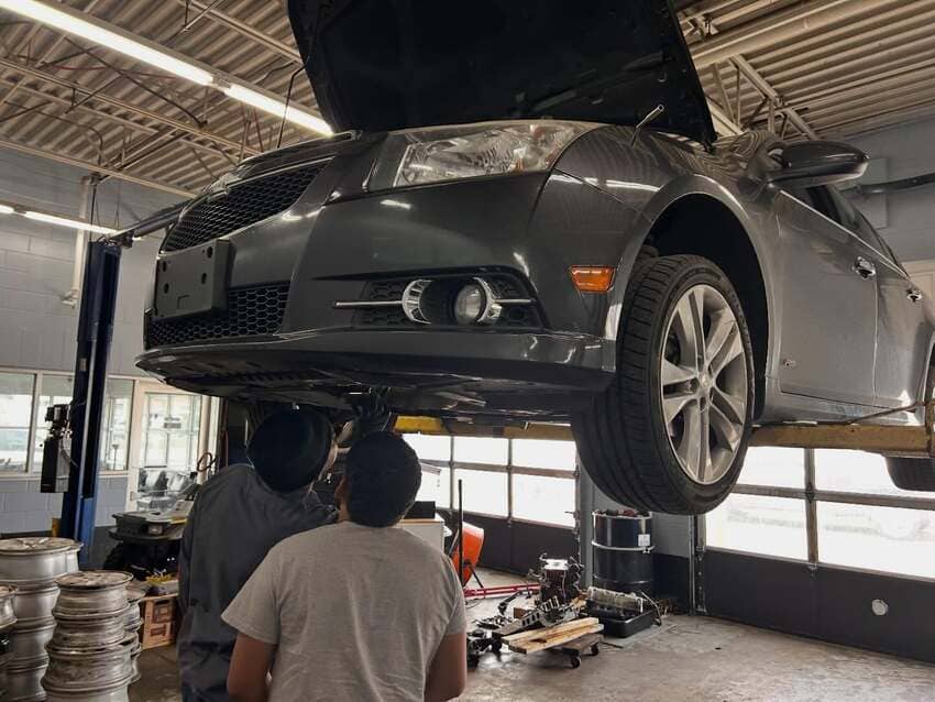 Auto repair work 14