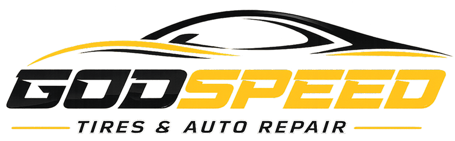God Speed Tires and Auto Shop Logo