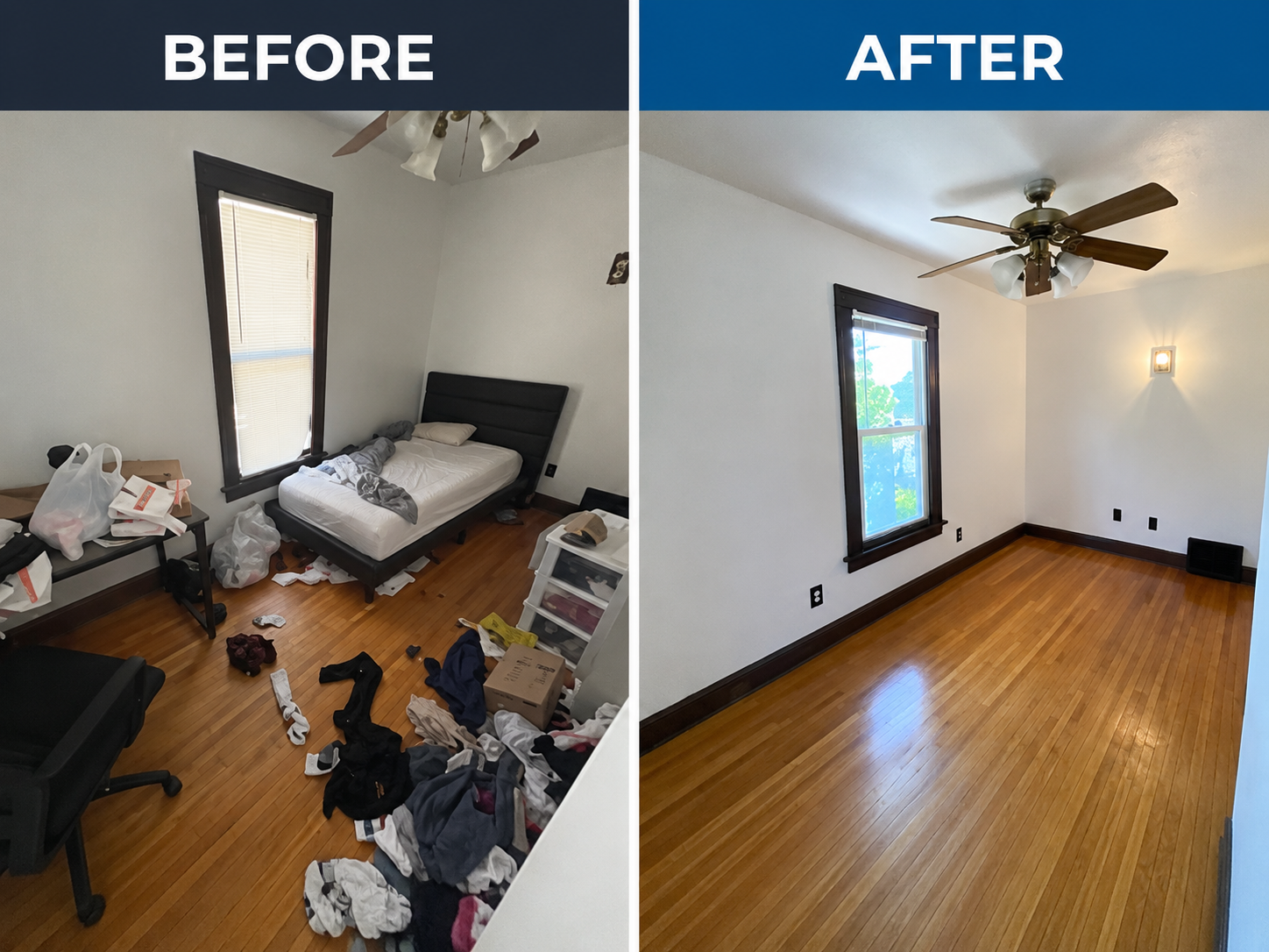 Bedroom Before & After - Before & After in Fostoria, OH