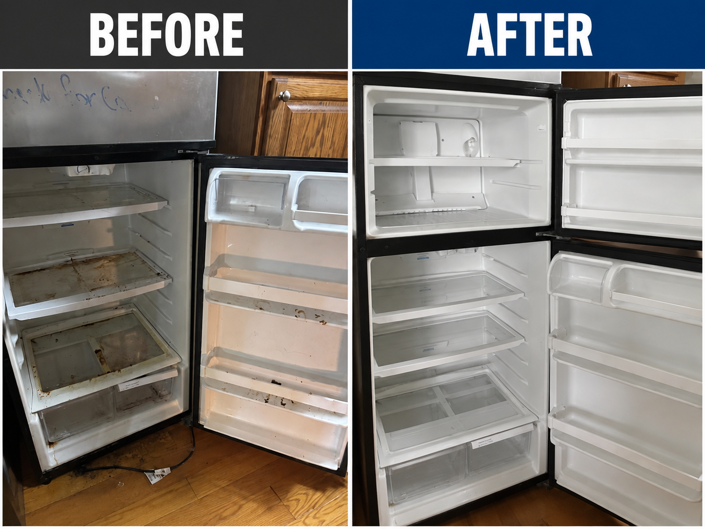 Refrigerator Before & After - Before & After in Fostoria, OH