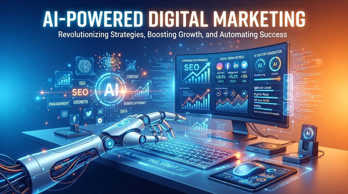 AI transforming digital marketing with content creation and ad optimization