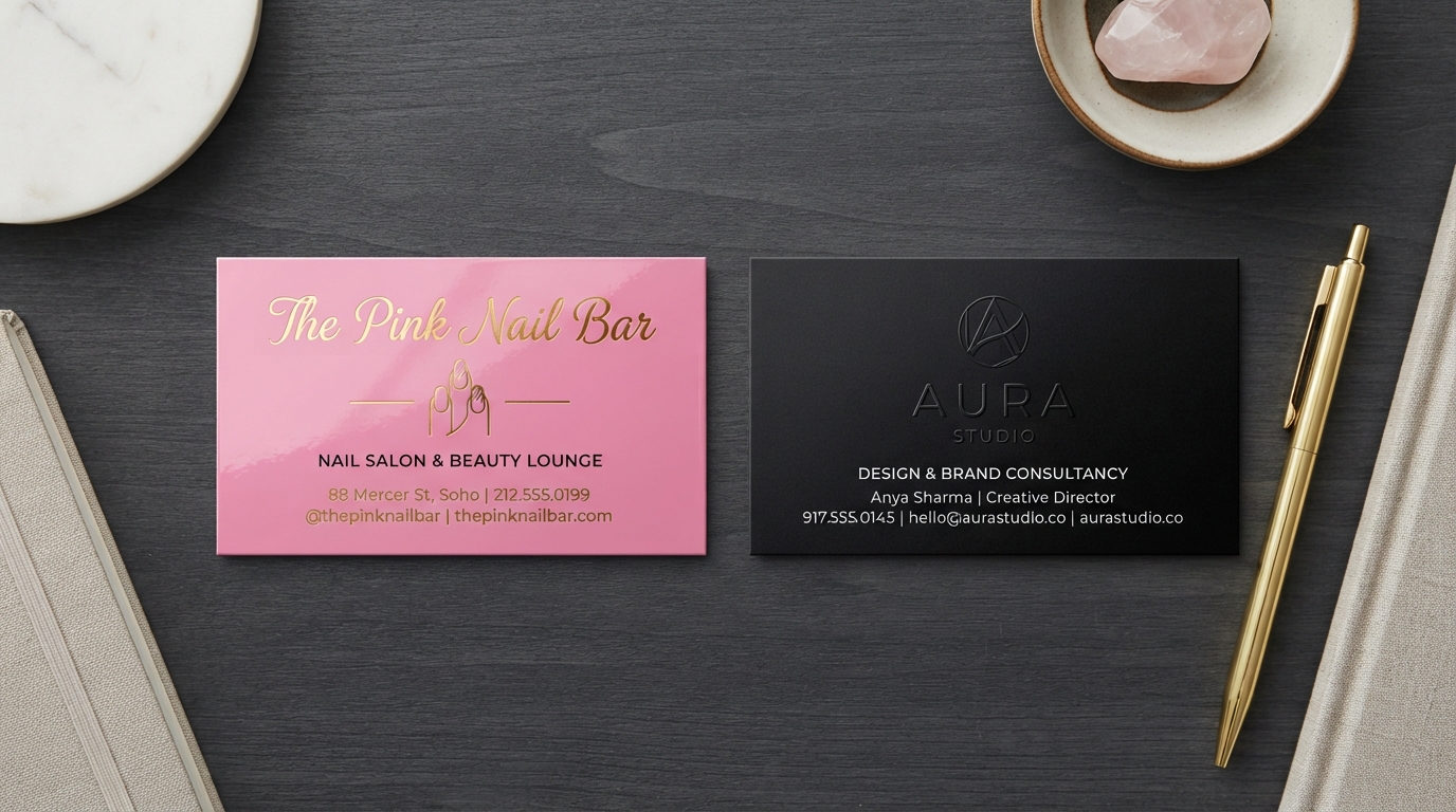 Glossy vs. Matte Business Cards: Which Paper Stock is Right for Your Omaha Business?
