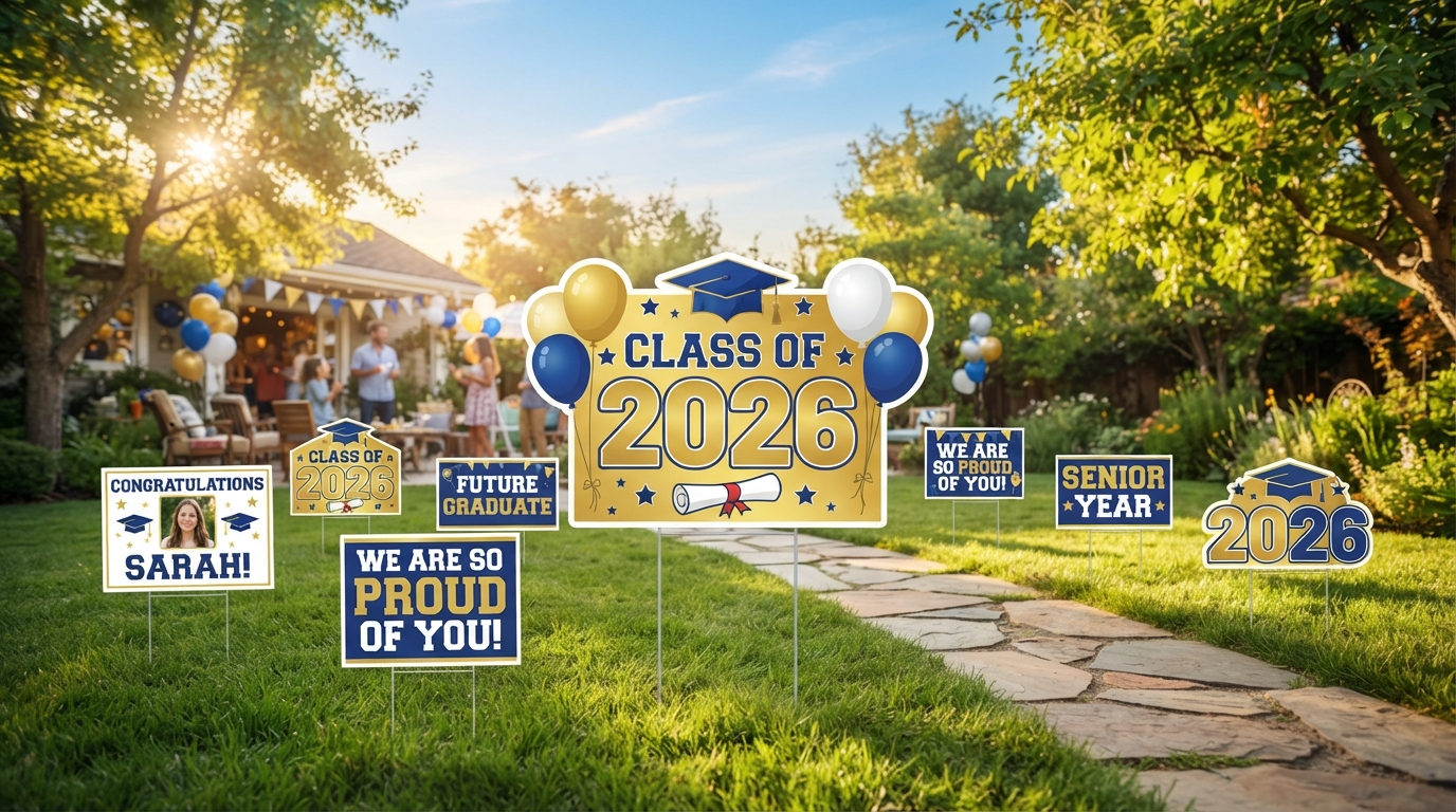 10 Graduation Yard Sign Ideas to Celebrate Your Graduate in Omaha