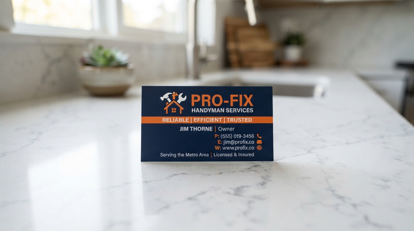 Handyman Business Card Templates and Design Guide in Omaha