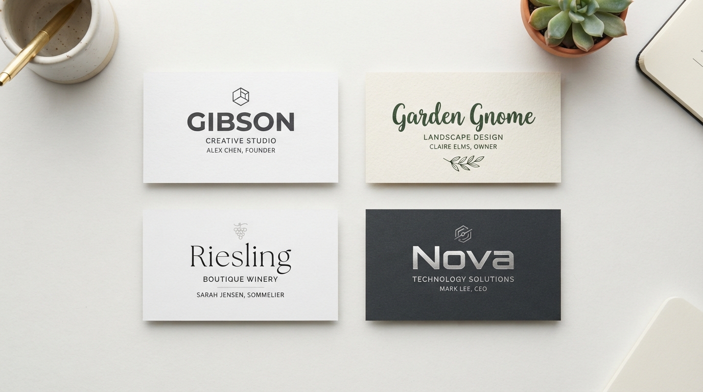 15 Simple Business Card Fonts Commonly Used by Omaha Printing Pros
