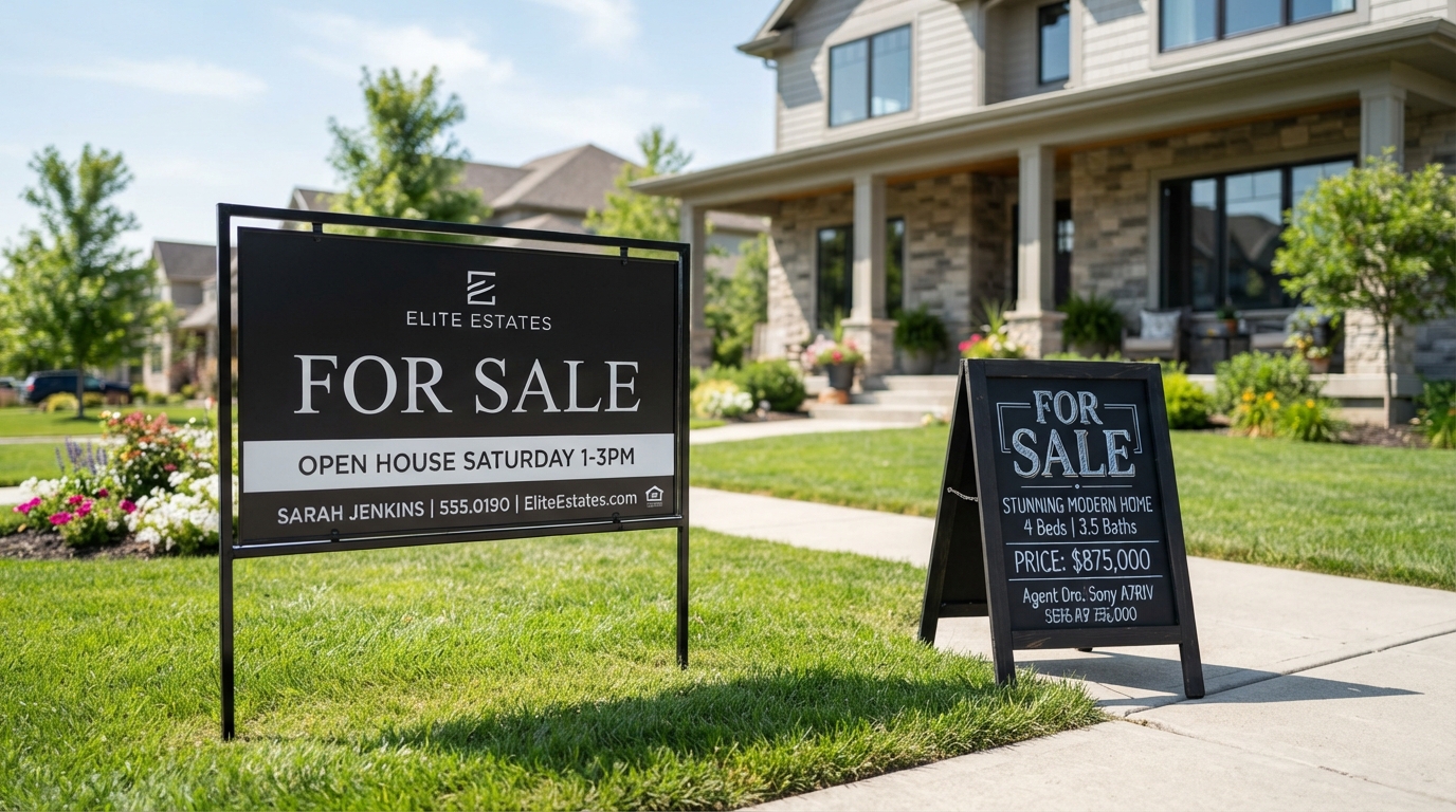 Essential Real Estate Signs Every Agent Needs: High-Impact Signage in Omaha