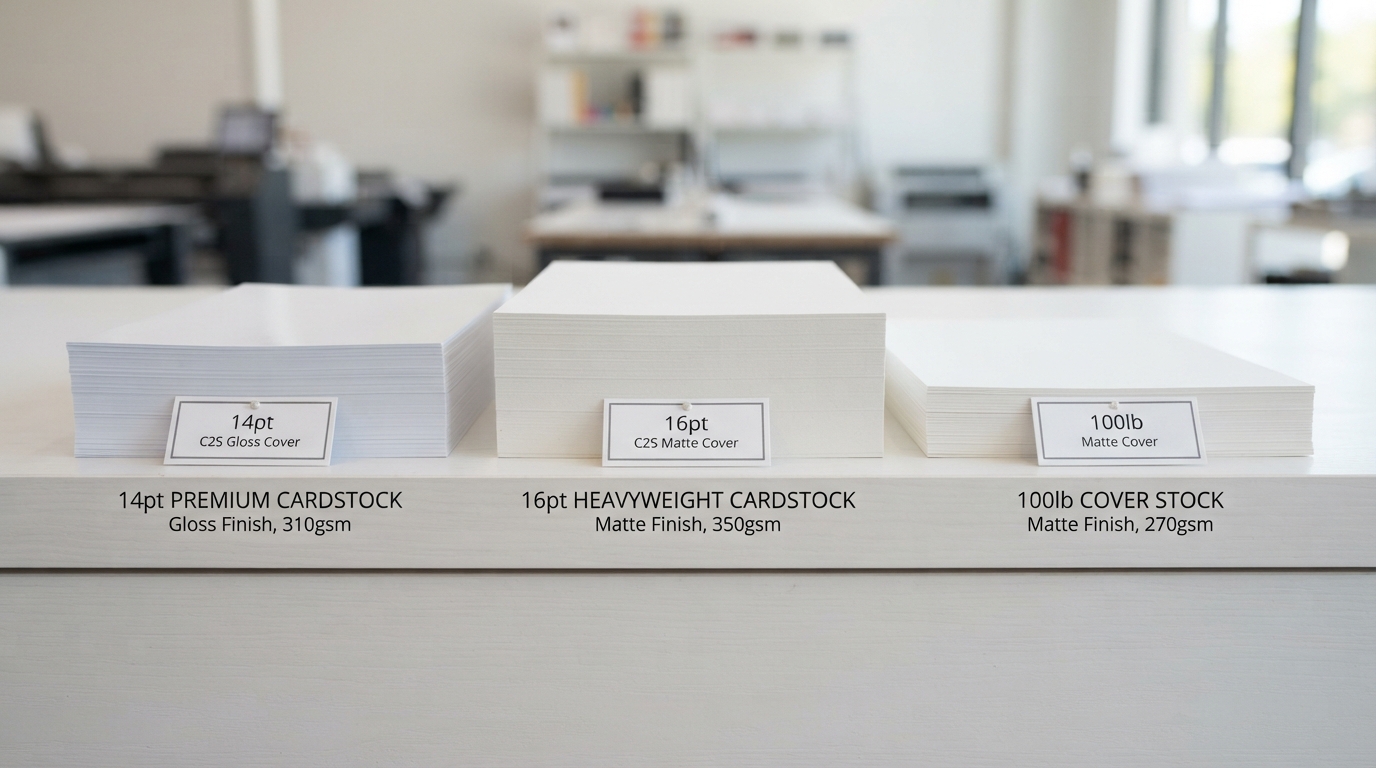 14pt vs. 16pt vs. 100lb: Which Paper Stock is Best for Your Omaha Business?