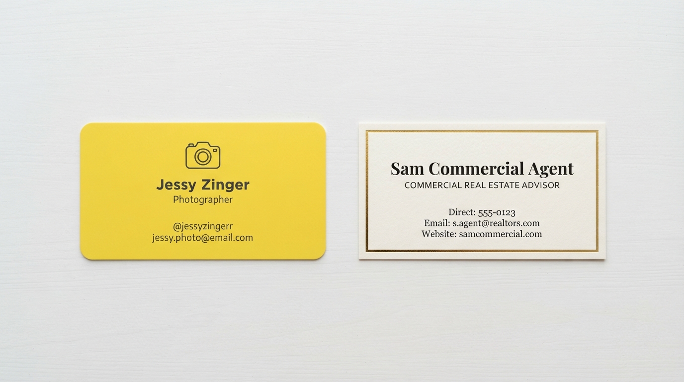Standard vs. Rounded Corner Business Cards – Which Should You Choose in Omaha?
