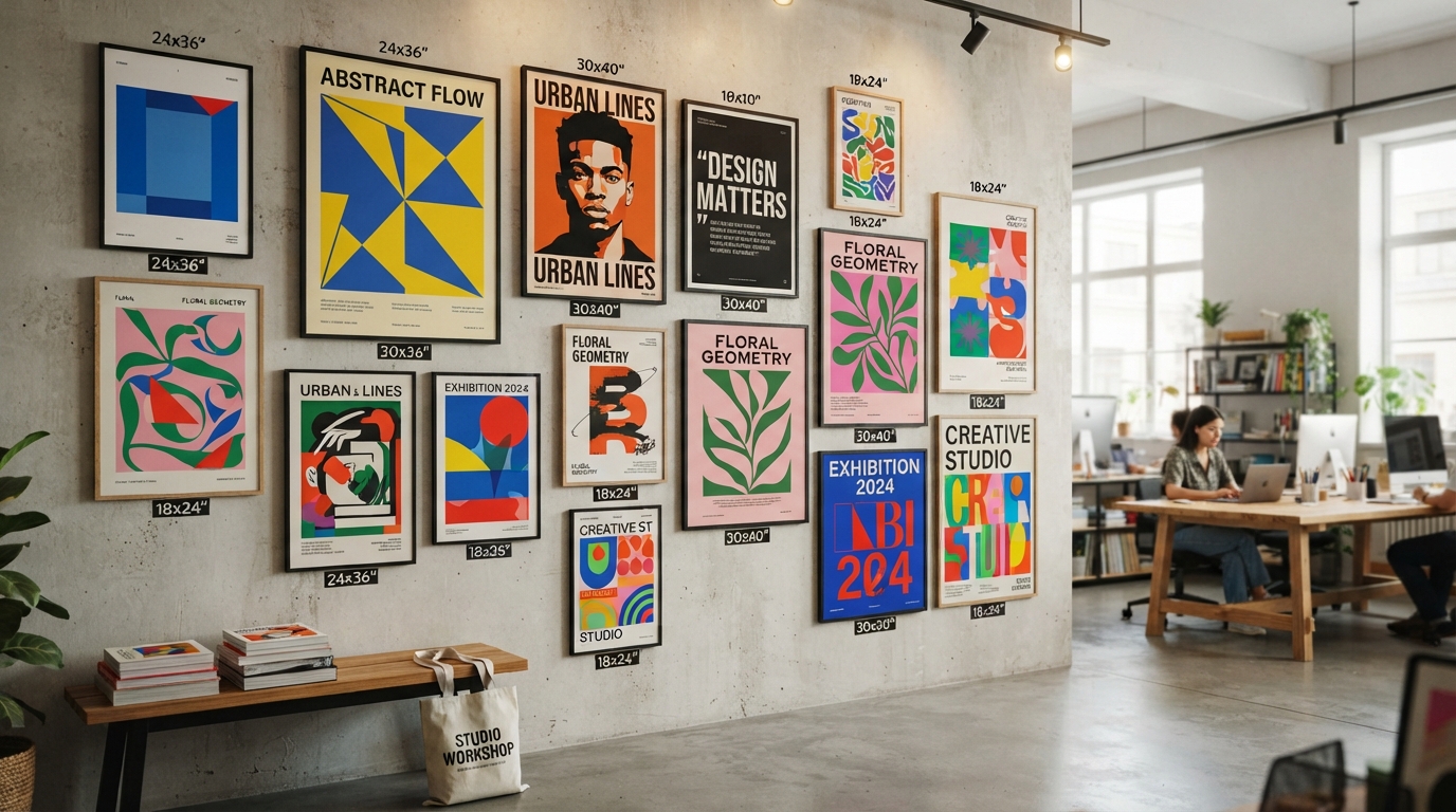 Poster Size Guide: Choosing the Right Dimensions for Every Project