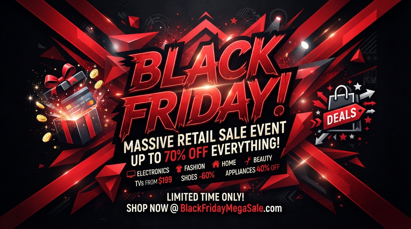 Small Business Guide to Mastering Black Friday in Omaha: EDDM Postcards, Banners & Direct Mail Strategy