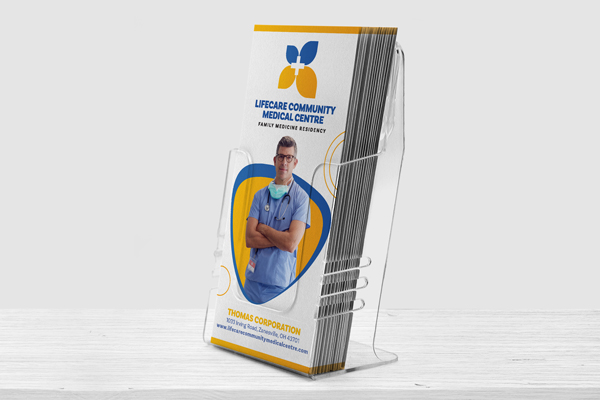 Rack Cards for healthcare