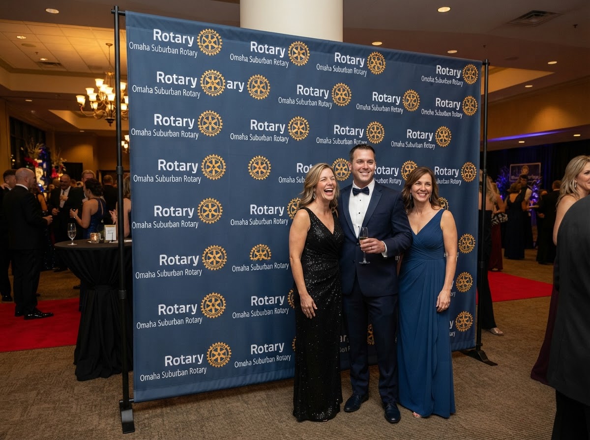 Large Background Banners for Rotary clubs