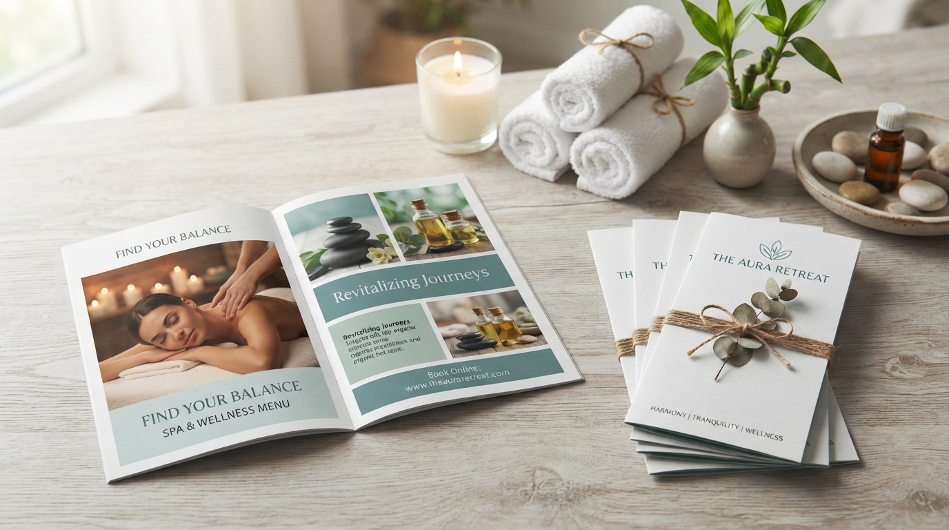 Spa & Wellness Brochure Design Guide: How to Create Rejuvenating Marketing Collateral in Omaha
