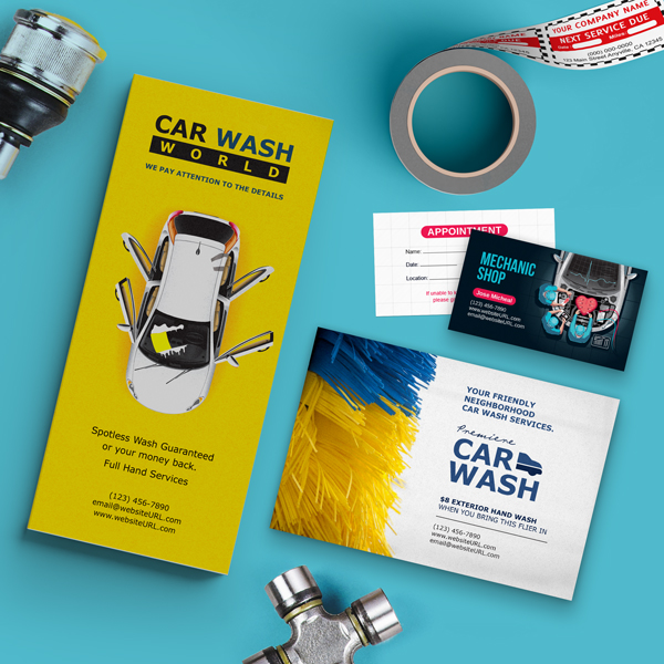 Automotive printing and marketing materials