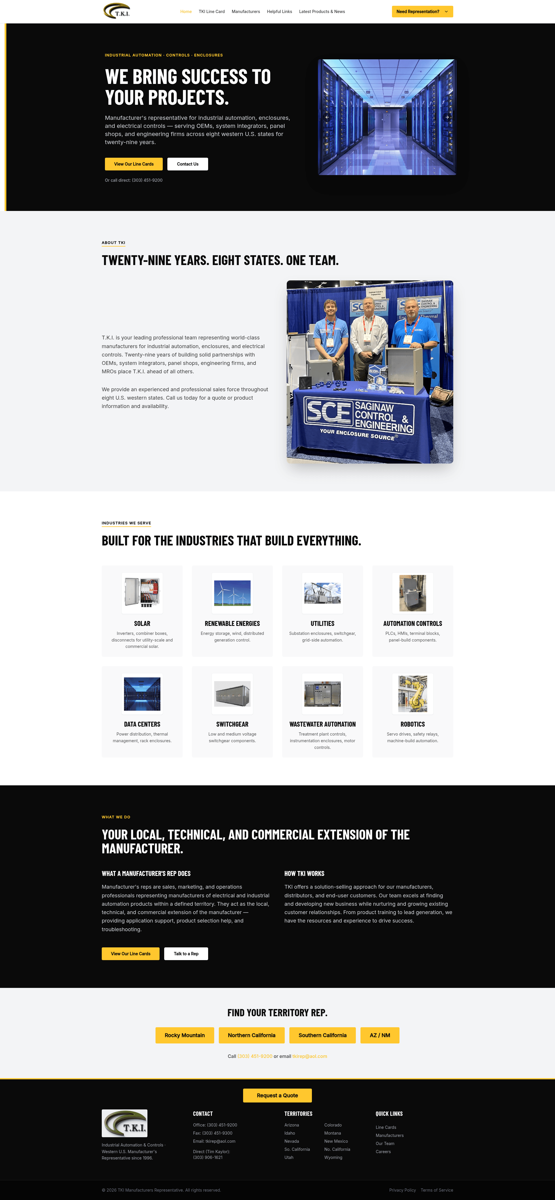 TKI Rep website