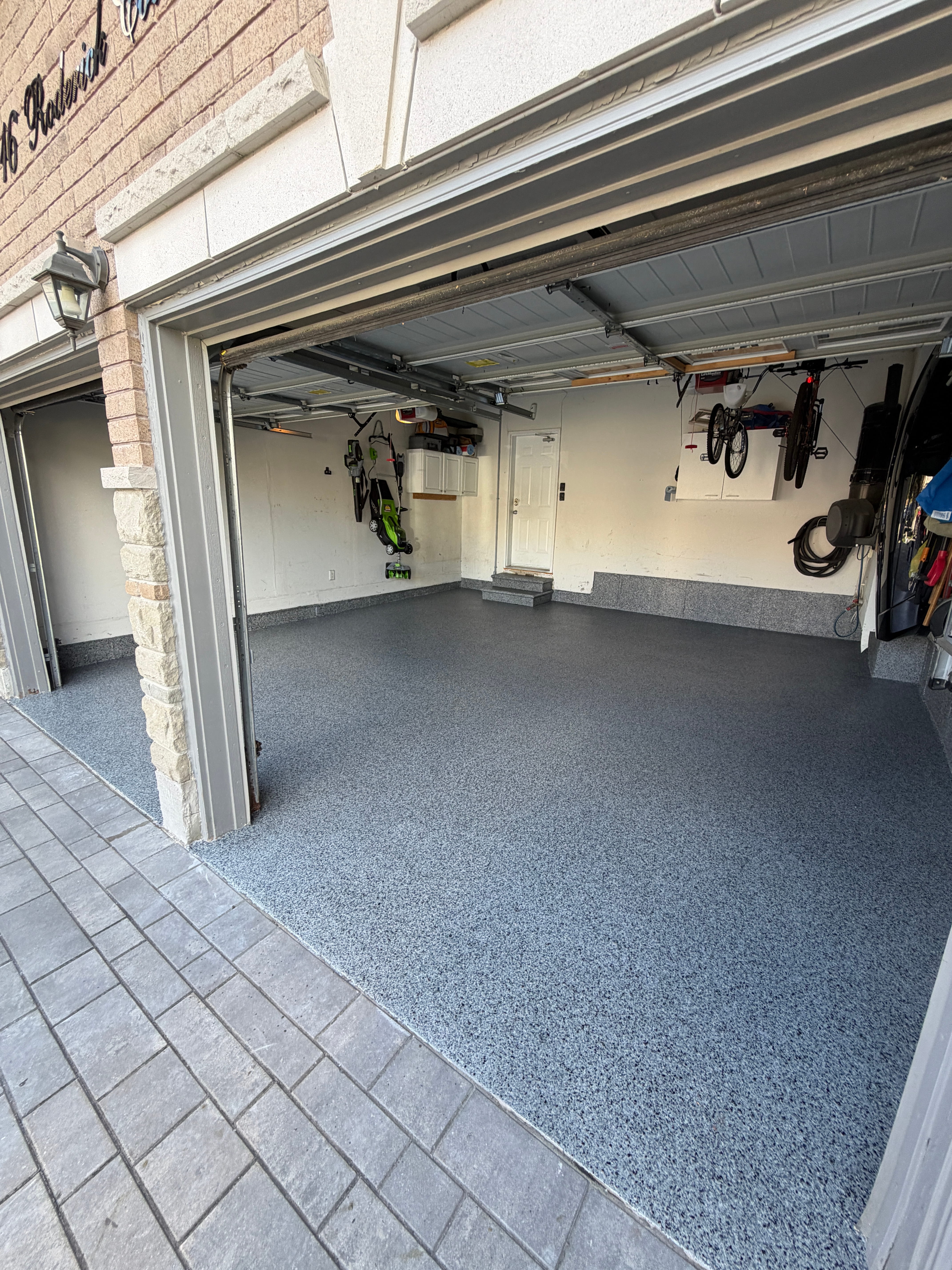 Garage Epoxy Flooring installation in Toronto