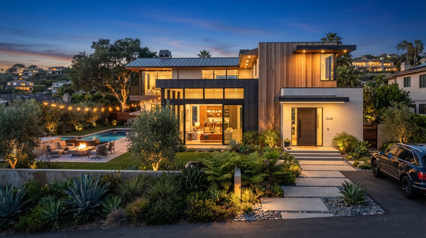 Custom home construction project