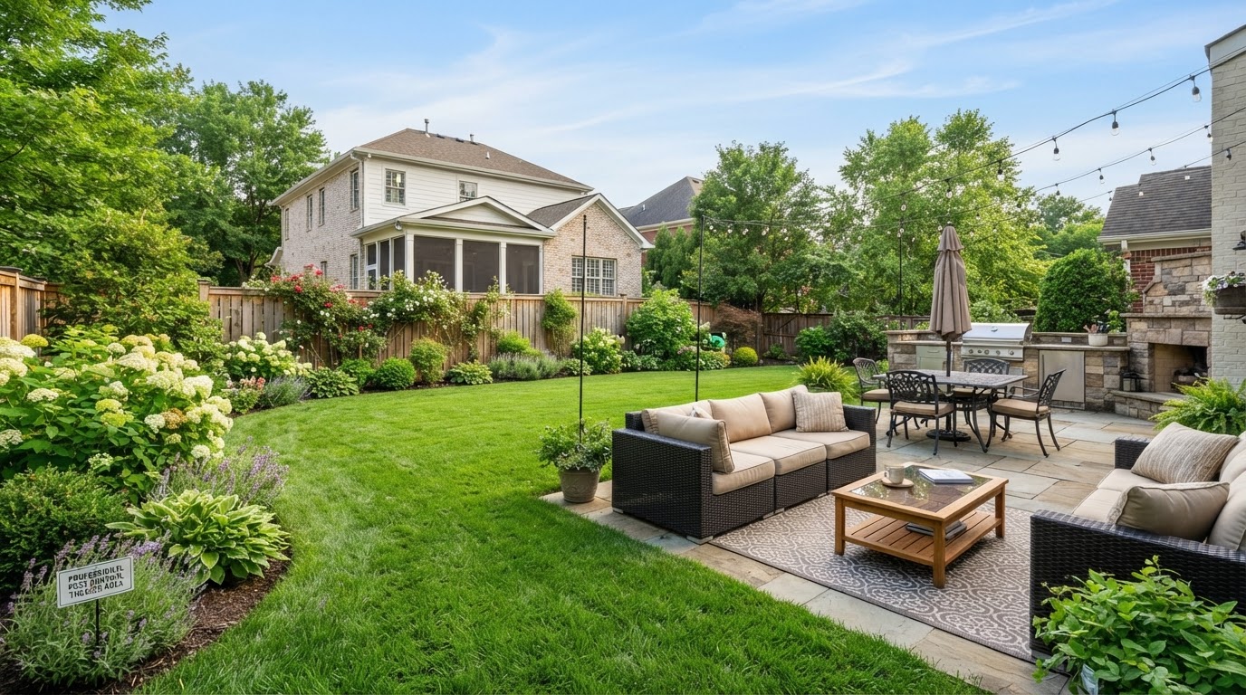 Backyard Yard Treatment