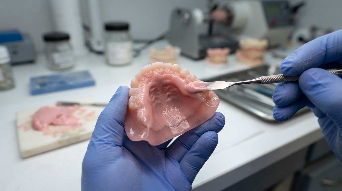 How Denture Tissue Conditioners Heal Irritated Gums Before Relining — denture care article from Preston Dentures Melbourne