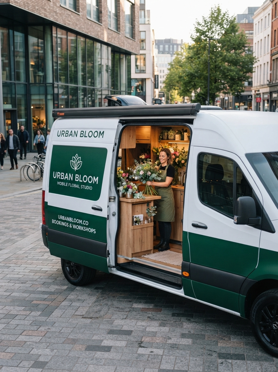 Mobile business van conversion