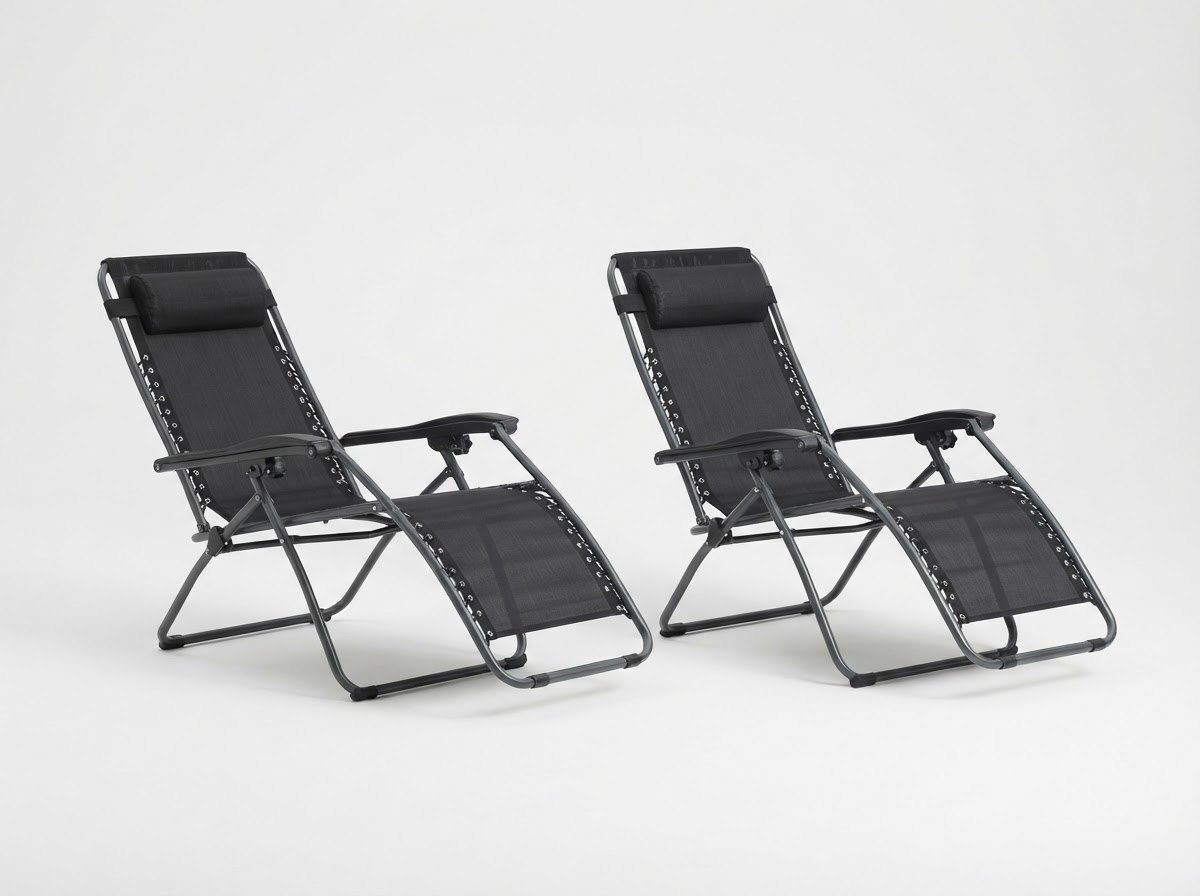 Reposera Gravedad Cero SET x2 — CL-DC001