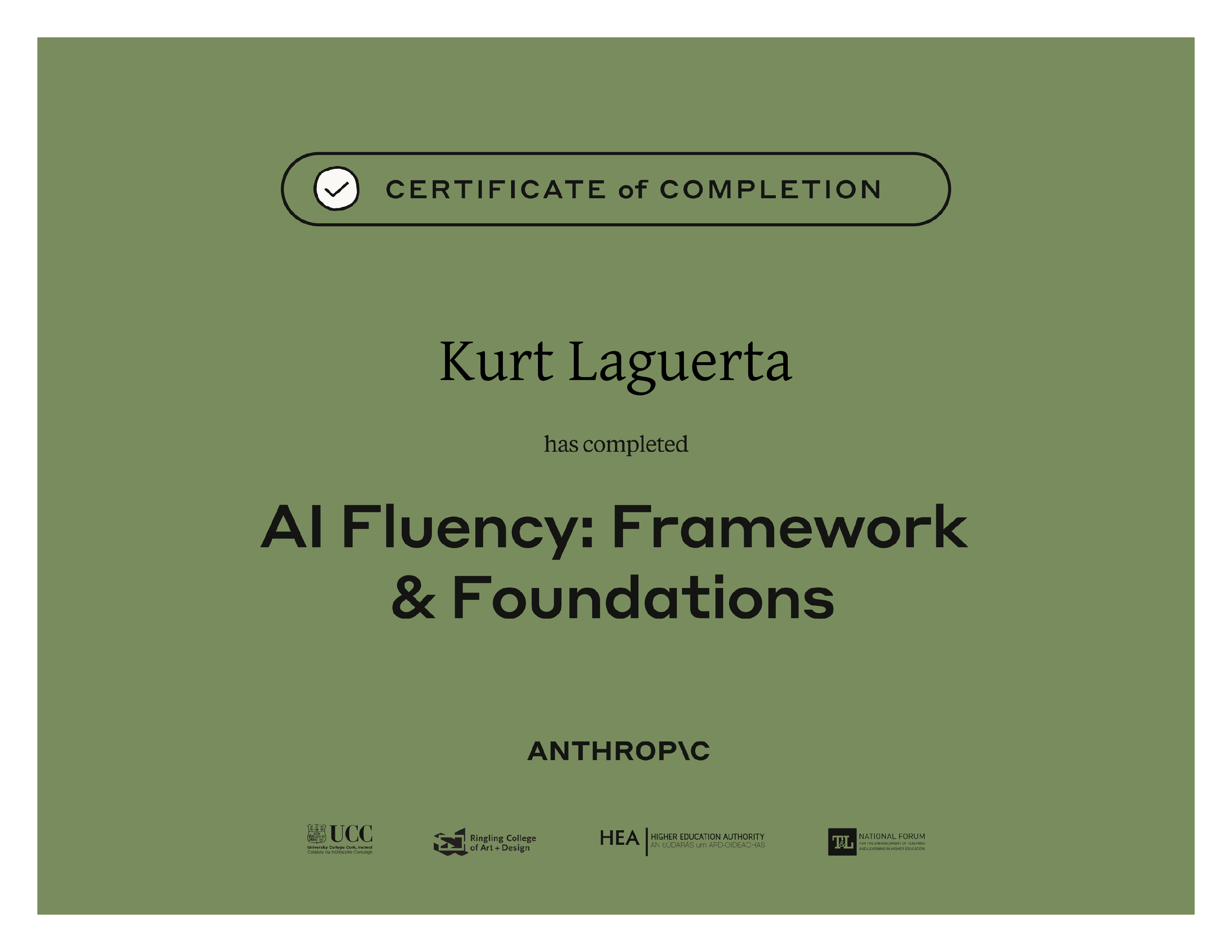 AI Fluency Framework & Foundations — Certified