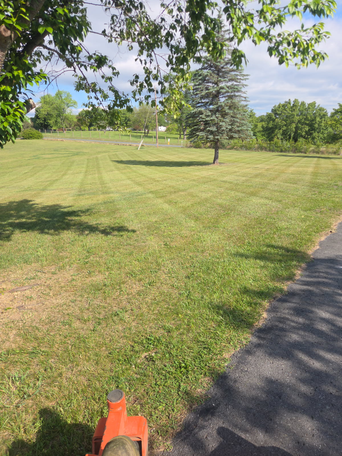 Wide Open Field Mowing - Lawn Man LLC Winchester VA