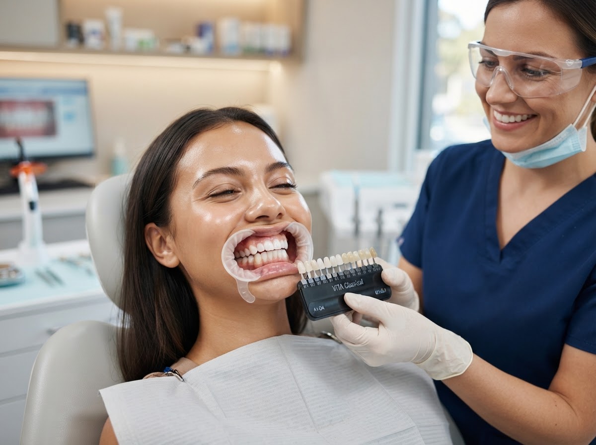 Teeth Whitening at Dr. Juilee's Infinity Smiles dental clinic in Vasai West