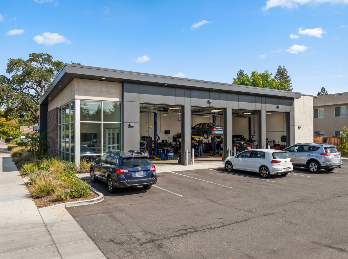 Rollins Auto Repair shop exterior in Windsor Locks, CT