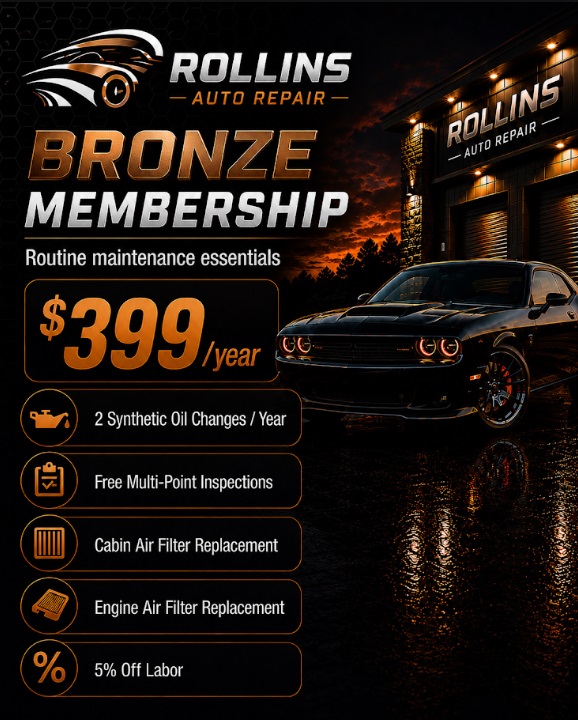 Bronze Membership - Rollins Auto Repair