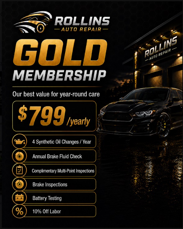 Gold Membership - Rollins Auto Repair