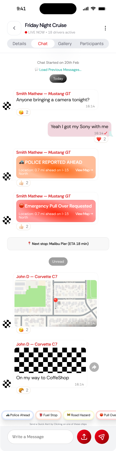 Event Chat Screen