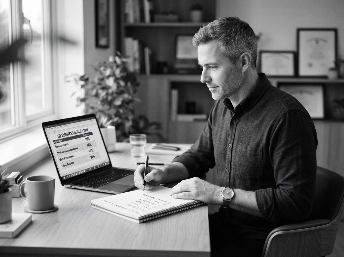 Goal tracking and accountability inside the Arena business community