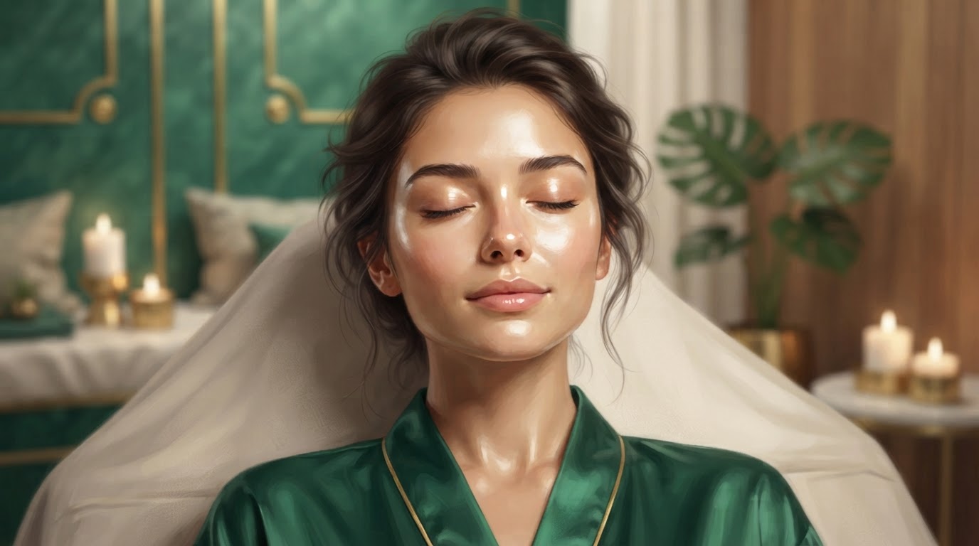 90210 Glow signature skin treatment at Arkatiea med spa in Kearney, MO