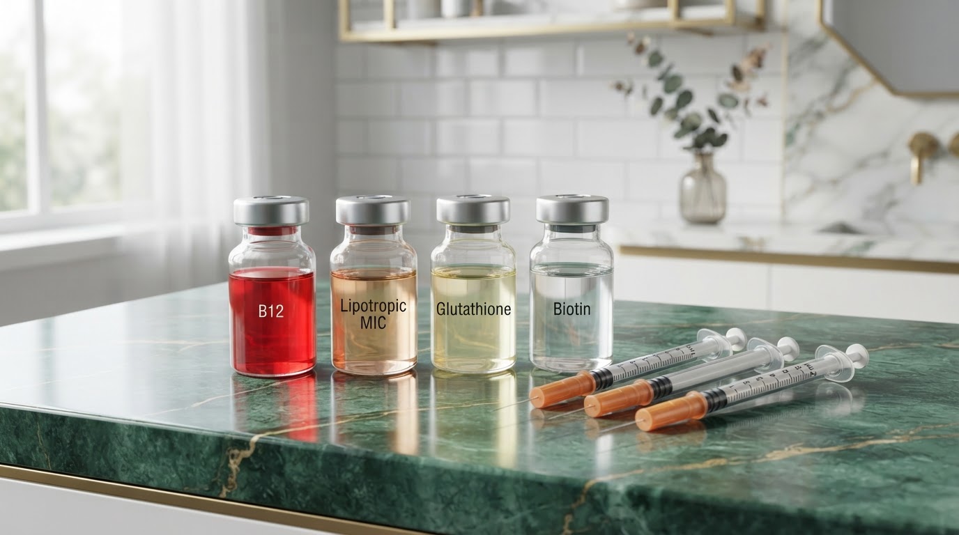 Wellness Injections, Evidence-Checked: What B12, Lipotropic, Glutathione, and Biotin Shots Actually Do